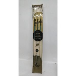 6 Candelette Candles 10 inch dripless Odorless Smokeless Vintage